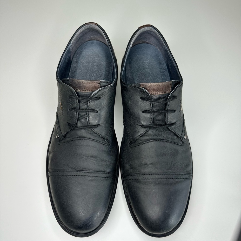 Josef Siebel- Dress/Casual shoes-leather-black-Men US size 13-EU 46